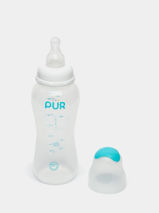Butilka Pur Advanced 1802, ingichka bo'yin bilan, 8 untsiya, 250 ml