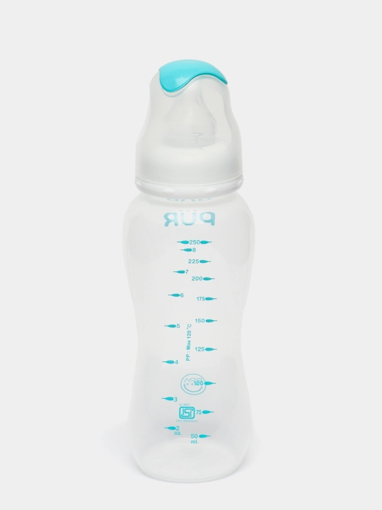 Butilka Pur Advanced 1802, ingichka bo'yin bilan, 8 untsiya, 250 ml