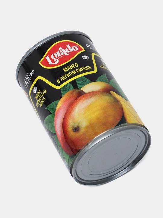 Mango Lorado yengil siropda, 425 ml