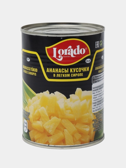 Консервированные кусочки ананаса Lorado, 580 мл — ДИЛДАХ-P041537