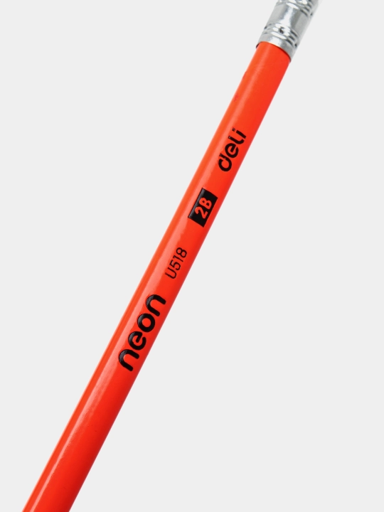 Карандаш с ластиком Neon 51806/T50 Deli, 2B q0000005877