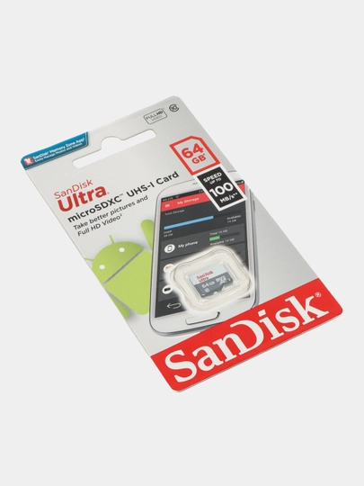 Flesh-disk Sandisk Ultra 64 100Mb/s microSDXC UHS-I card, 64GB