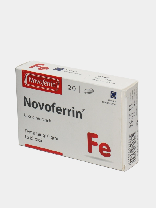 Novoferrin, 20 kapsula