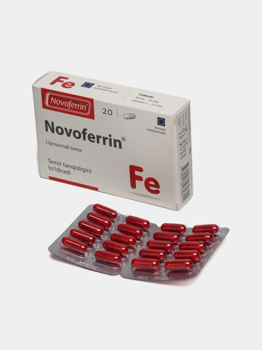 Novoferrin, 20 kapsula