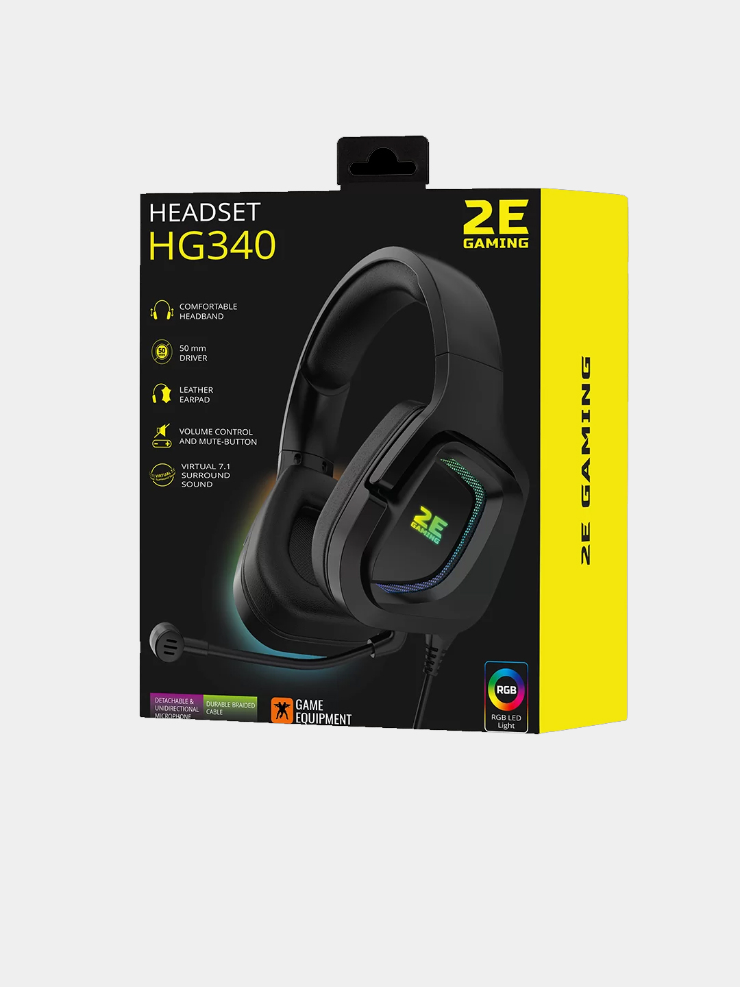 Гарнитура игровая 2e Gaming hg340 RGB 3.5mm Yellow. 2e Gaming hg340. Гарнитура игровая 2e Gaming hg340 RGB USB 7.1 Yellow. Наушники HG.