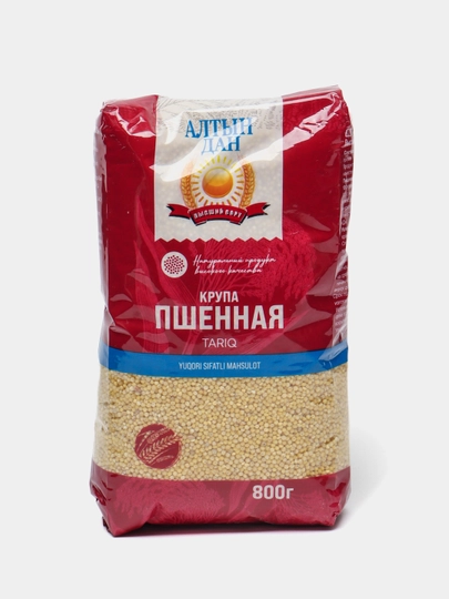 Крупа пшенная Алтын-Дан в глянцевой упаковке, 800 г — АЛТЫНД-P045339