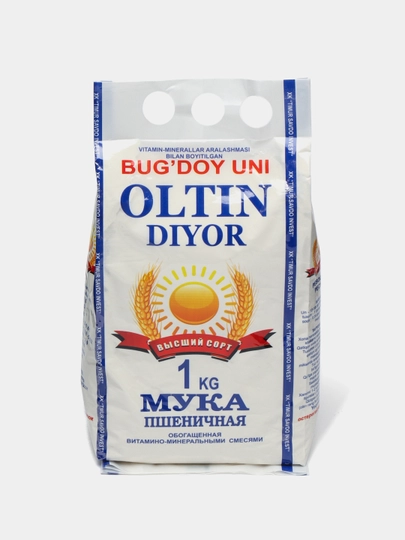 Пшеничная мука Oltin Diyor высший сорт, 1 кг — АЛТЫНД-P045335
