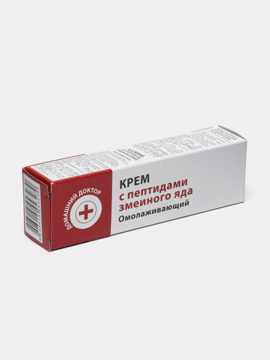 Yoshartiruvchi krem Домашний Доктор, ilon zahari peptidlari bilan, 30 ml