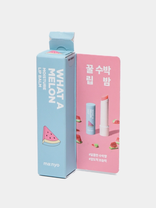 Питательный бальзам для губ с арбузом Manyo Moisture Lip Balm What A Melon, 4 гр - 