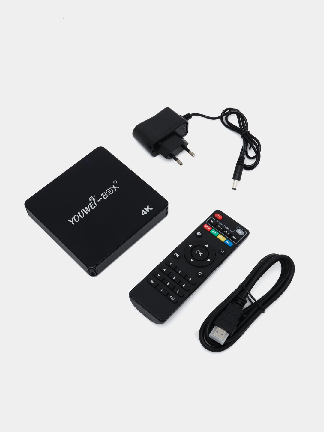 ТВ-приставка андроид Youwei-BSX X4, Smart TV 4K 2GB/8GB Android TV-BOX  купить по низким ценам в интернет-магазине Uzum (280940)