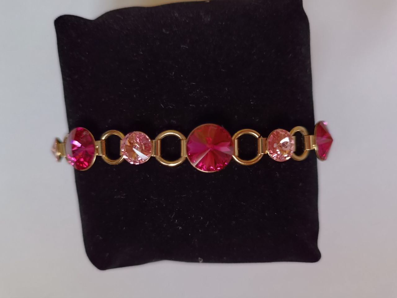 JANINE Ayollar bilaguzuk toshlari Swarovski rangi Gold/zlato - 