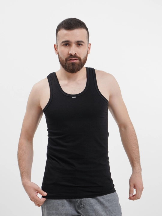Erkaklar uchun mayka, paxtali, choksiz M-dan 6 XL