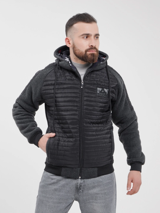 Erkaklar uchun tolstovka Perfecto, zamokda, sport, zipka, kapyushonli