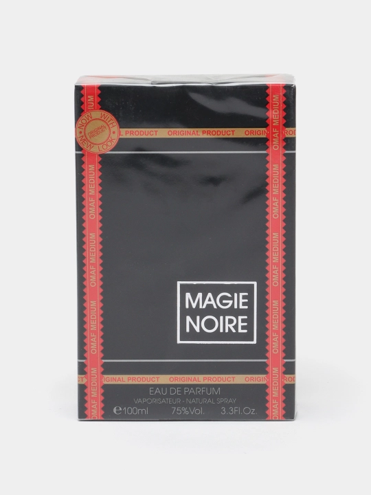 Erkaklar uchun parfyumlangan suv Omaf Medium Magie Noire, 100 ml - 