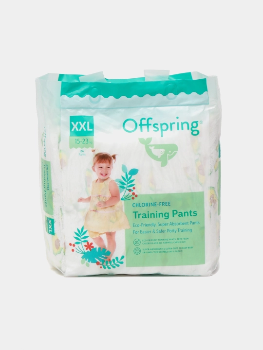 Tagliklar-trusiklar Offspring, avakado rangi, XXL, 15-23 kg, 24 dona
