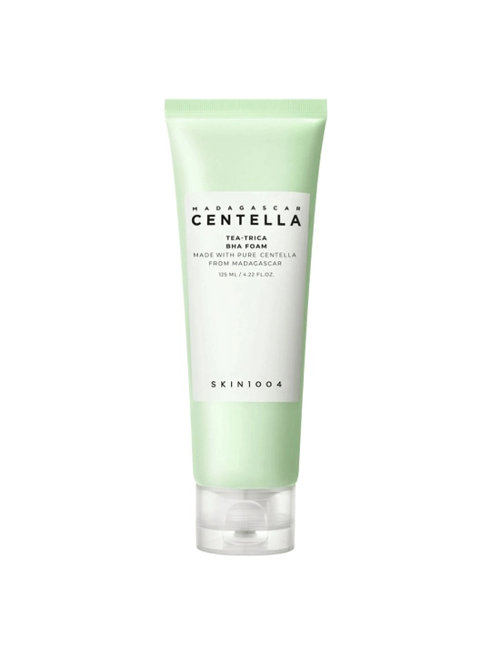 Антибактериальная пенка для умывания Skin1004 Madagascar Centella Tea-Trica BHA Foam, 125 мл - 
