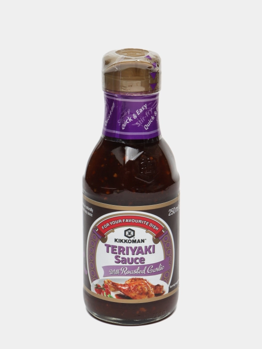 Sous Kikkoman Teriyaki qovurilgan sarimsoq bilan, 250 ml - 