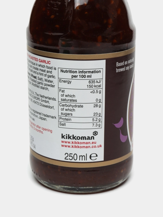 Sous Kikkoman Teriyaki qovurilgan sarimsoq bilan, 250 ml