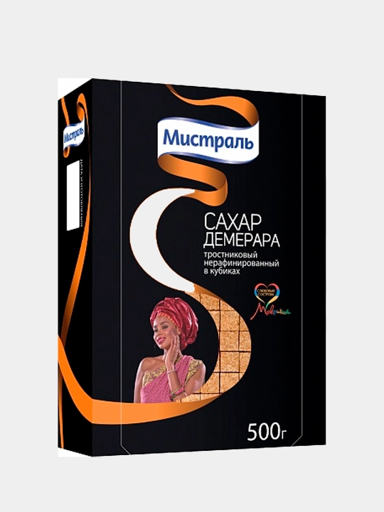 Shakar demerara Mistral', tozalanmagan qamish, 500 g