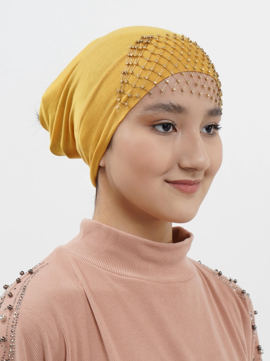 Ayollar uchun ochiq qalpoqcha toshchalar bilan OWK0010/2