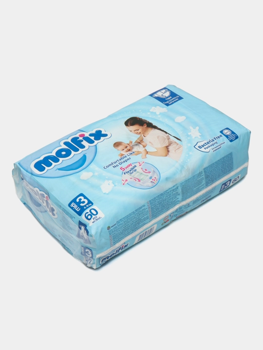 Подгузники для детей Molfix Jumbo 3, 60 шт