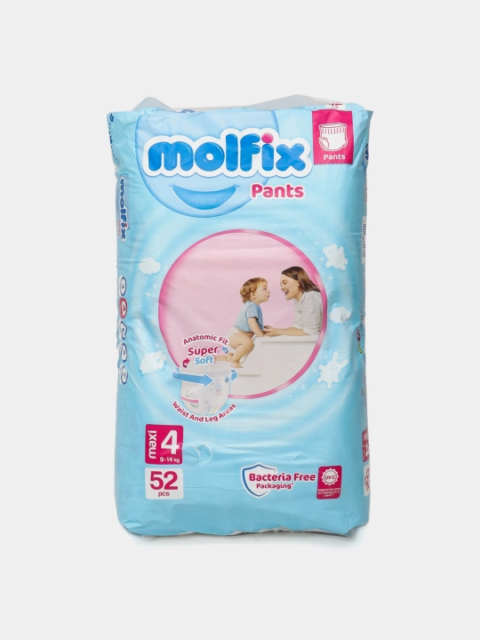 Bolalar uchun trusikchalar Molfix Jumbo 4, 52 dona - 