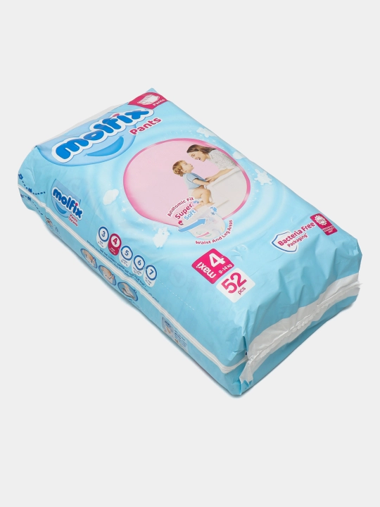 Bolalar uchun trusikchalar Molfix Jumbo 4, 52 dona