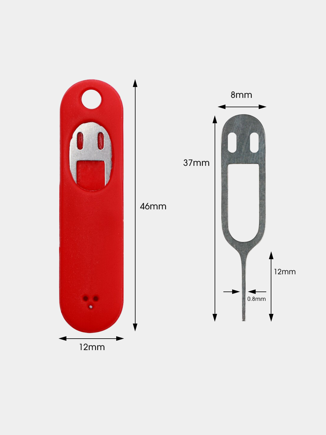 Иголка для извлечения лотка sim-карты с силиконовым чехлом-брелком на  колечке, 3 цвета купить по низким ценам в интернет-магазине Uzum (303205)