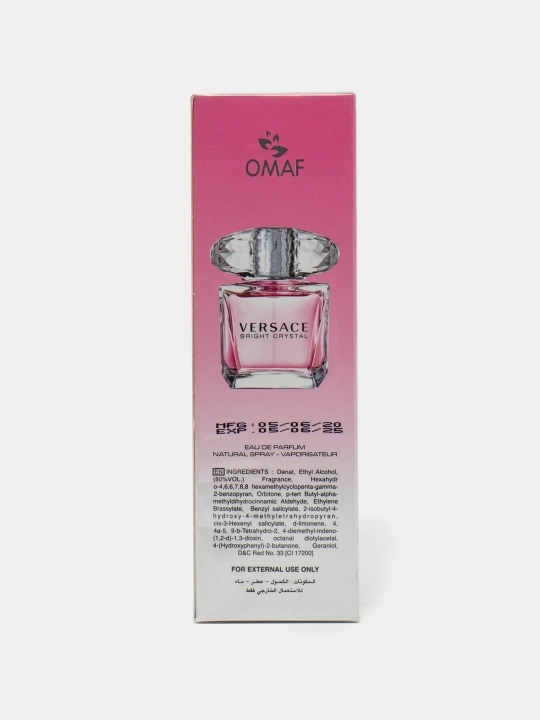 Parfyumlangan suv ayollar uchun Omaf Medium Crystal Briliant, 110 ml