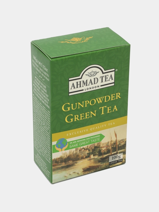 Ko'k choy Ahmad Tea Gunpowder Green Tea, 100 g (759)