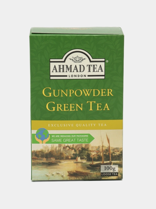 Ko'k choy Ahmad Tea Gunpowder Green Tea, 100 g (759) - 