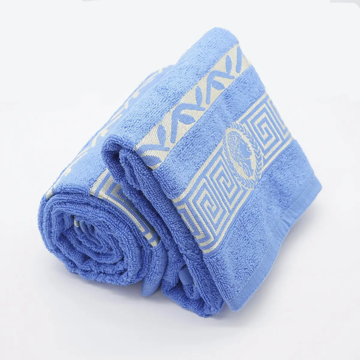 Купить Набор полотенце махровое банное+лицевое Versace комплект 2 шт ...