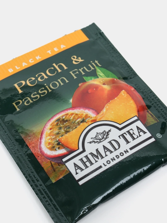 Чай Ahmad Tea Черный Пак. Конверт 'Персик' 1х2гр (442_)