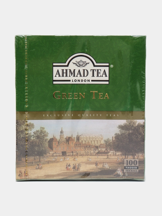 Зелёный чай Ahmad Tea Green Tea, 100 х 2 г (478) - 