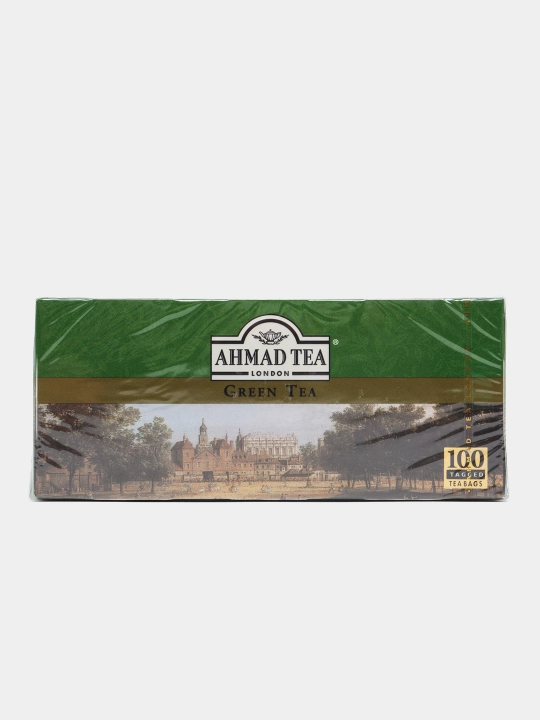 Зелёный чай Ahmad Tea Green Tea, 100 х 2 г (478)