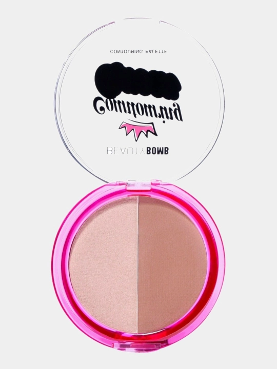Konturing uchun paletka Beauty Bomb, ton 02, 8 g