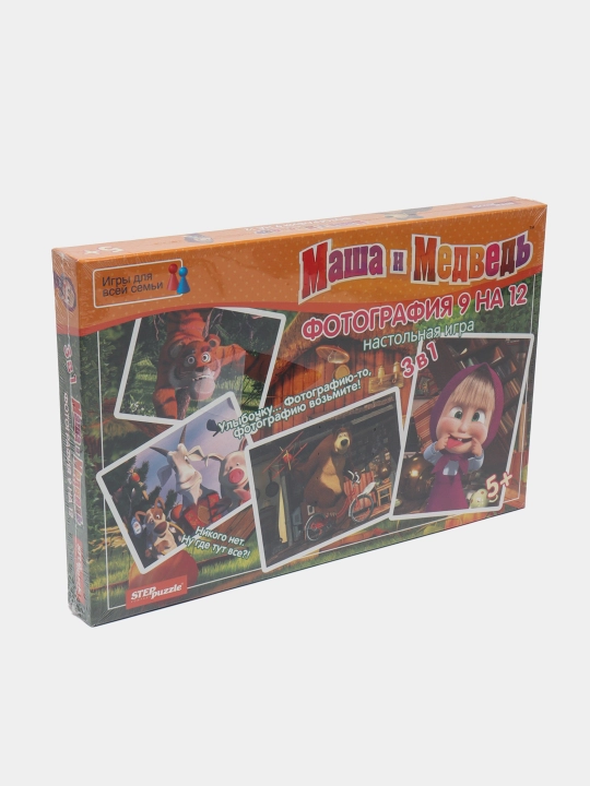 Настольная игра "Фотография 9 на 12" Маша и Медведь 76543