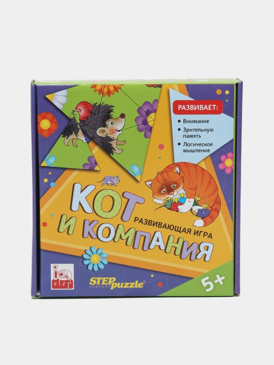 Развивающая игра IQ step Кот и компания 76013 - 