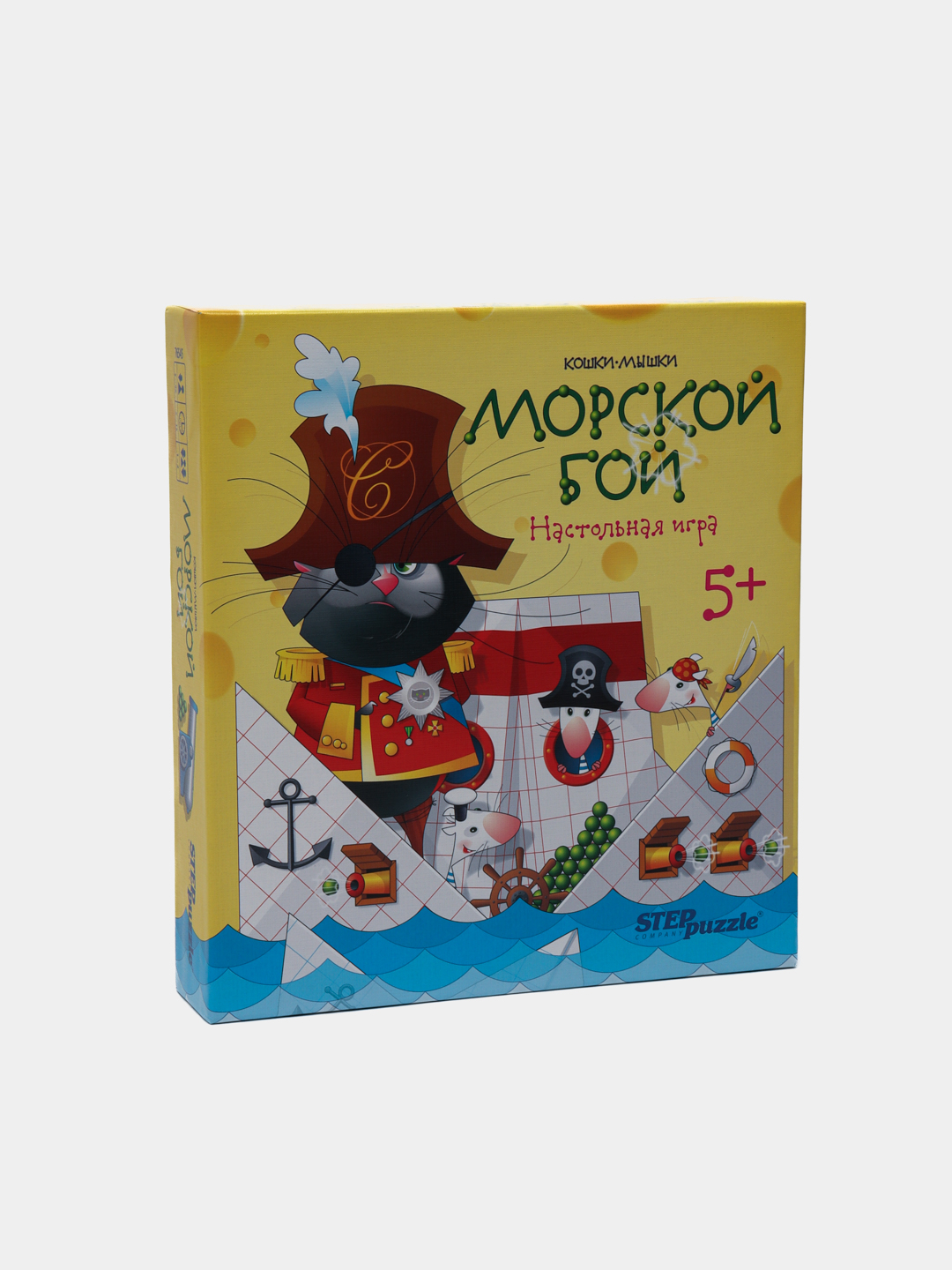 Настольная игра Морской бой Кошки-мышки 76545 купить по низким ценам в  интернет-магазине Uzum (274234)