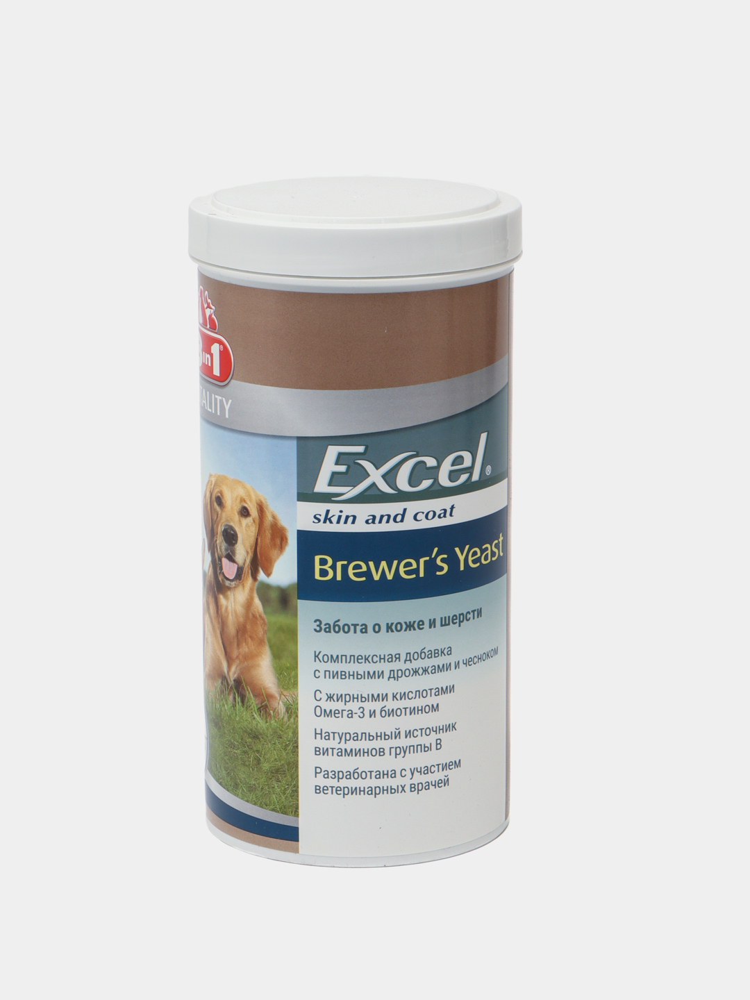 Купить Пивные дрожжи для собак Excel Brewers Yeast, 8 в 1, 1430 ...