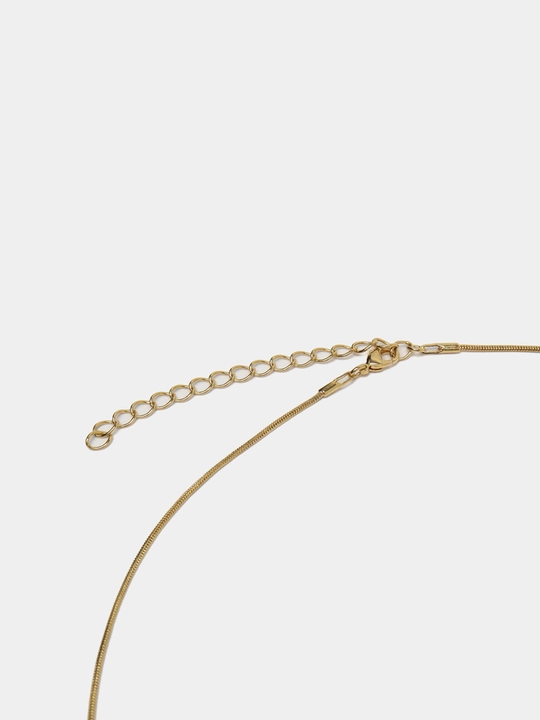 Kristallari Swarovski zanjirdagi MINI RIVOLI marjon rang Gold/zlato
