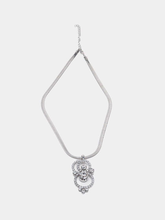 Kristallari Swarovski zanjirdagi PLANETS marjon rang Rhodium - 