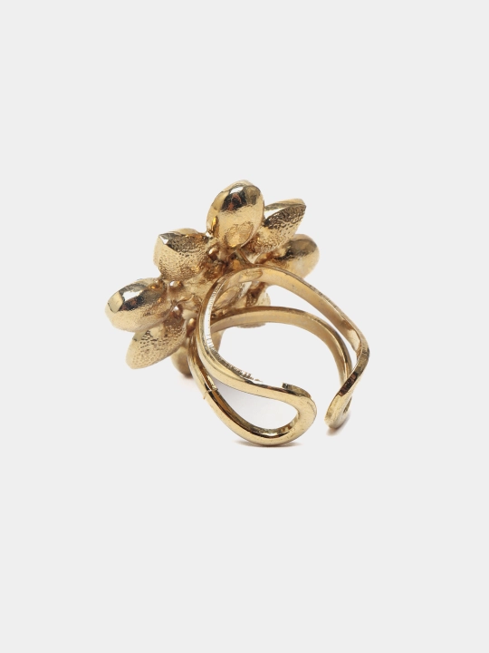Кольцо Alexia с кристаллами Swarovski, цвет gold/zlato