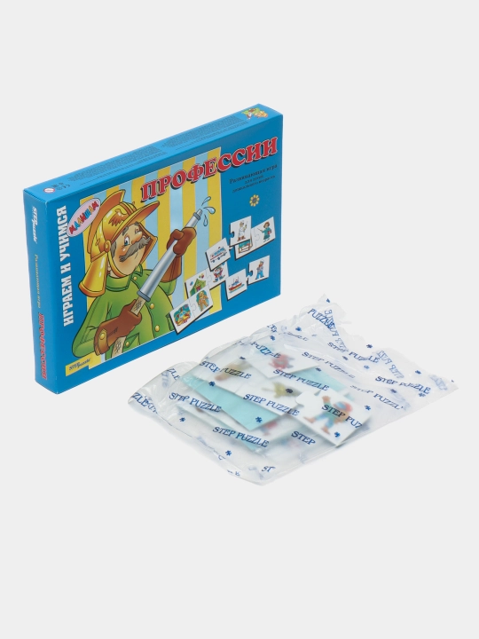 Bolalar stol o'yini Step Puzzle, Кasblar, 76034 q0000020040