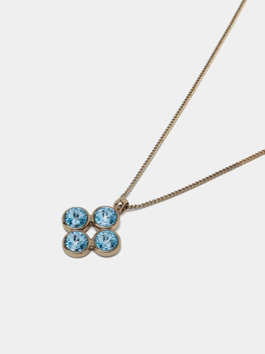 Подвеска-ожерелье MINI RIVOLI цвет Staro/zlato на цепочке с кристаллами Swarovski - 