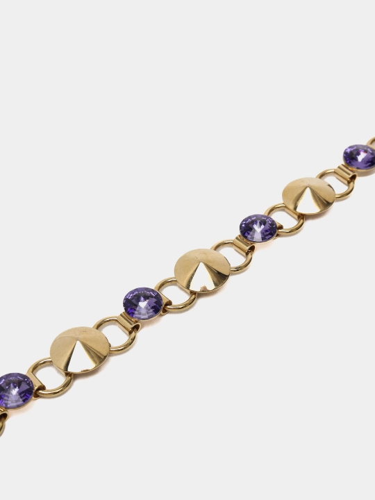 RIVOLI 1097 Ayollar bilaguzuk toshlari Swarovski rangi Gold/zlato
