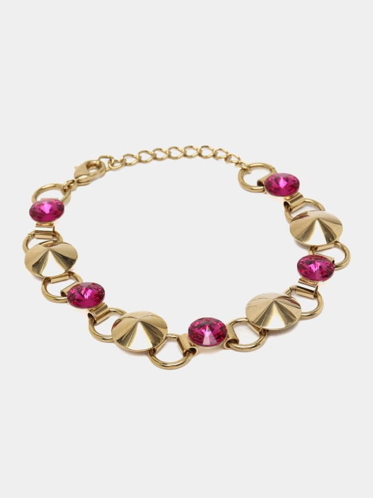 RIVOLI 1097 Ayollar bilaguzuk toshlari Swarovski rangi Gold/zlato - 