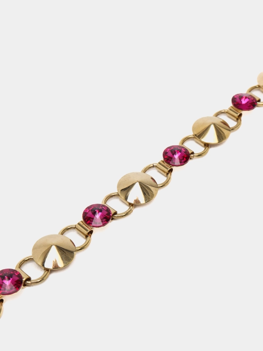 RIVOLI 1097 Ayollar bilaguzuk toshlari Swarovski rangi Gold/zlato