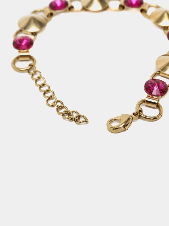 RIVOLI 1097 Ayollar bilaguzuk toshlari Swarovski rangi Gold/zlato