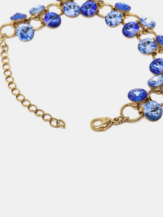 RIVOLI 1099 Ayollar bilaguzuk toshlari Swarovski rangi Gold/zlato